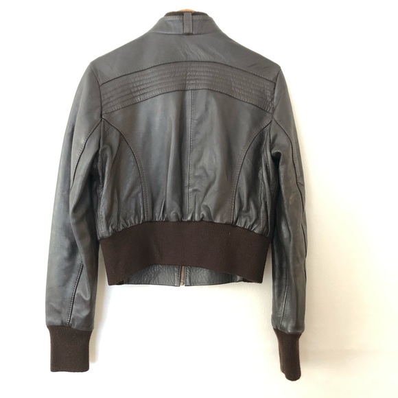 Leather Bomber Jacket - Picture 2 of 2